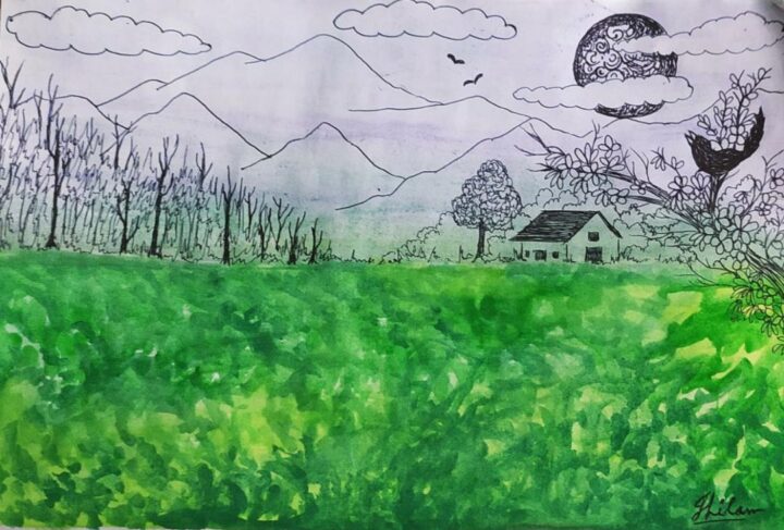 Sunday Artwork By Jhilam Adhikary